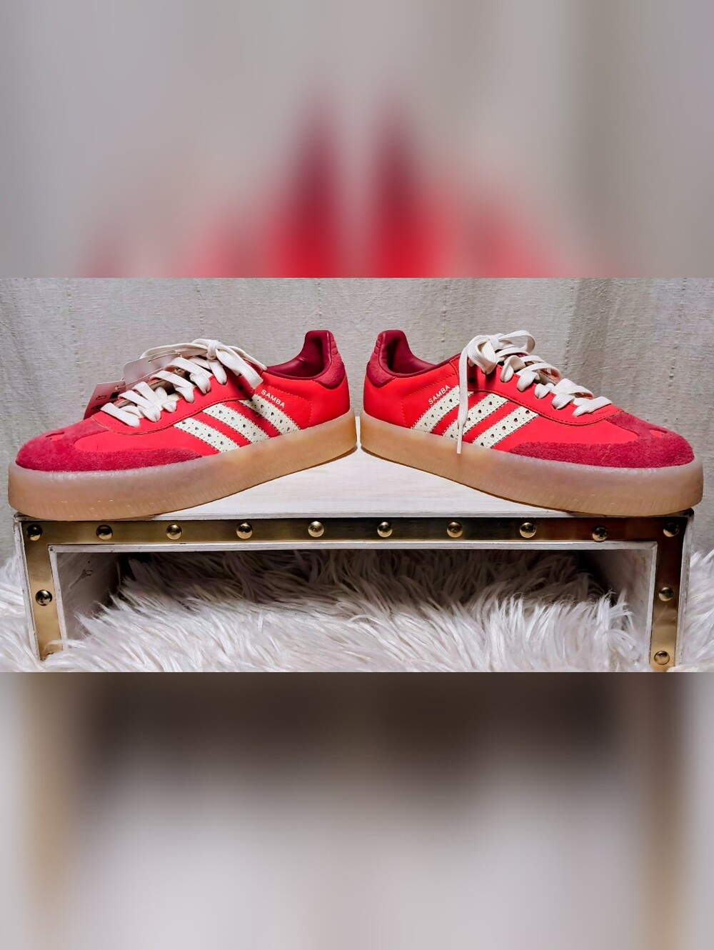 Adidas Sambae "Valentine's Day" Edition (Style Code: JH7287) Size 7.5 NWT - Picture 2 of 12